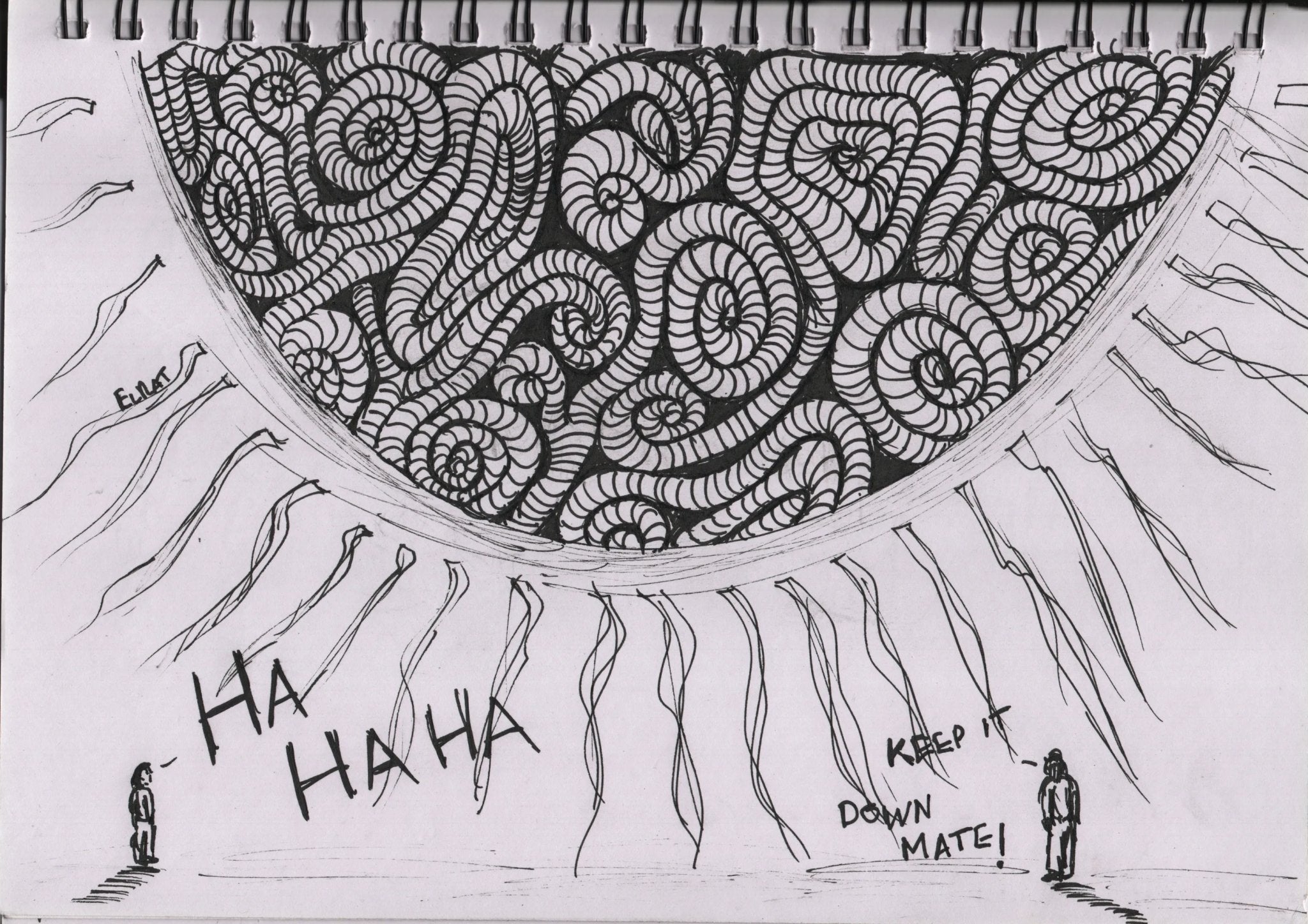 Such a loud laugh by ElRat, inspired by the Throwing Muses song