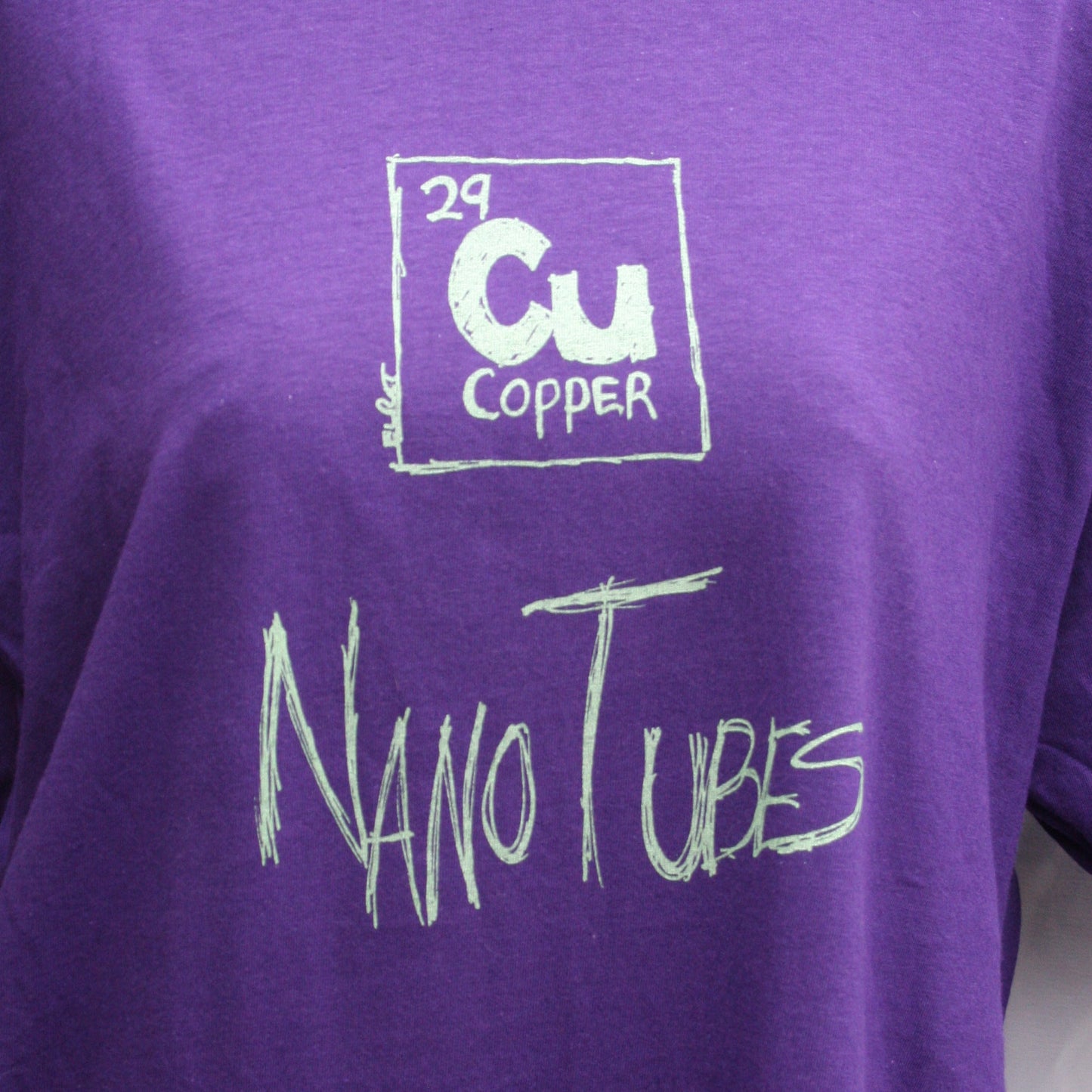 Copper NT's, Cu NanoTubes - Screen printed T - Shirt ElRat Designs original - ElRatDesigns - T Shirt