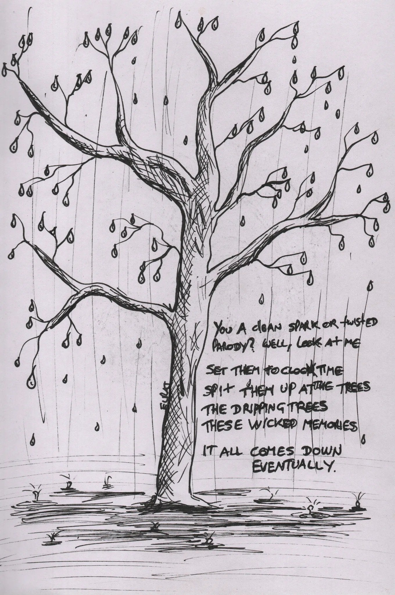 Dripping Trees by ElRat, inspired by the Throwing Muses song