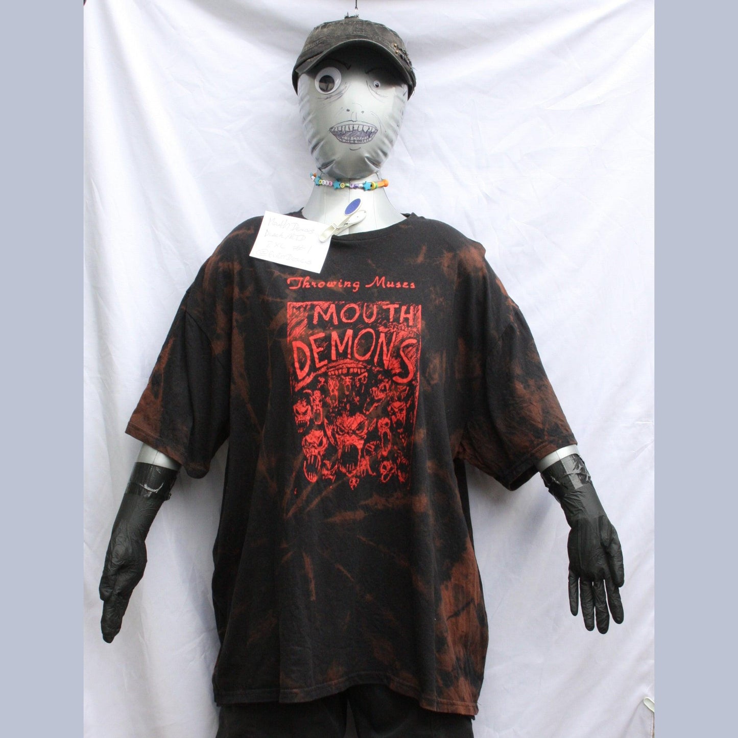 Ellen West "Mouth Demons" - 2XL ONE OFF Reverse Tie - Dye (#1) MISPRINT - ElRatDesigns