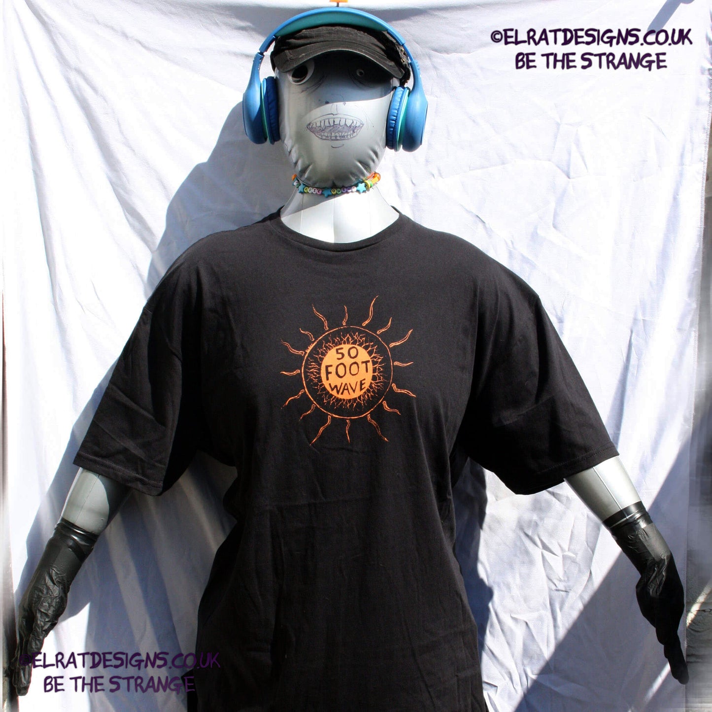 ElRat 50 foot wave 'Staring into the Sun' T-Shirt - show some love for the noisy end of the Hershverse. ElRat Designs - elratdesigns.co.uk