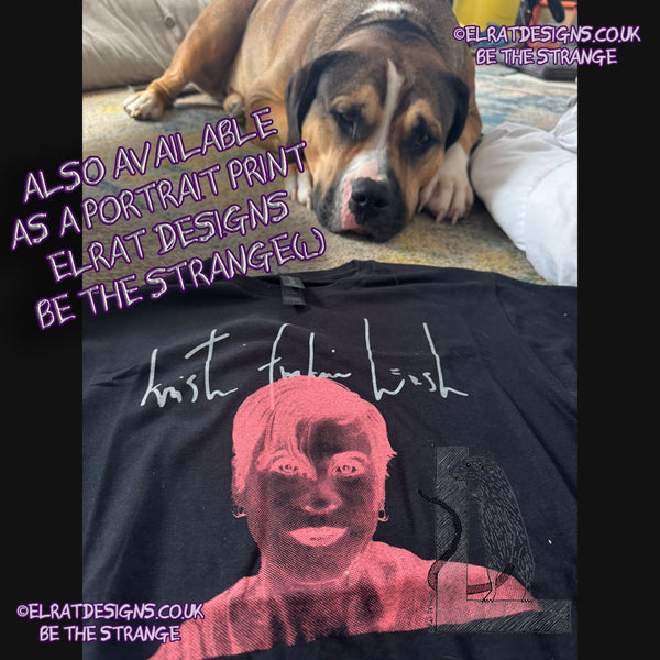 ElRat Also available as a portrait print. Kristin Hersh - Kristin Fuckin' Hersh, handwritten by Kristin Hersh,  written exclusively for ElRat designs - hero - elratdesigns.co.uk