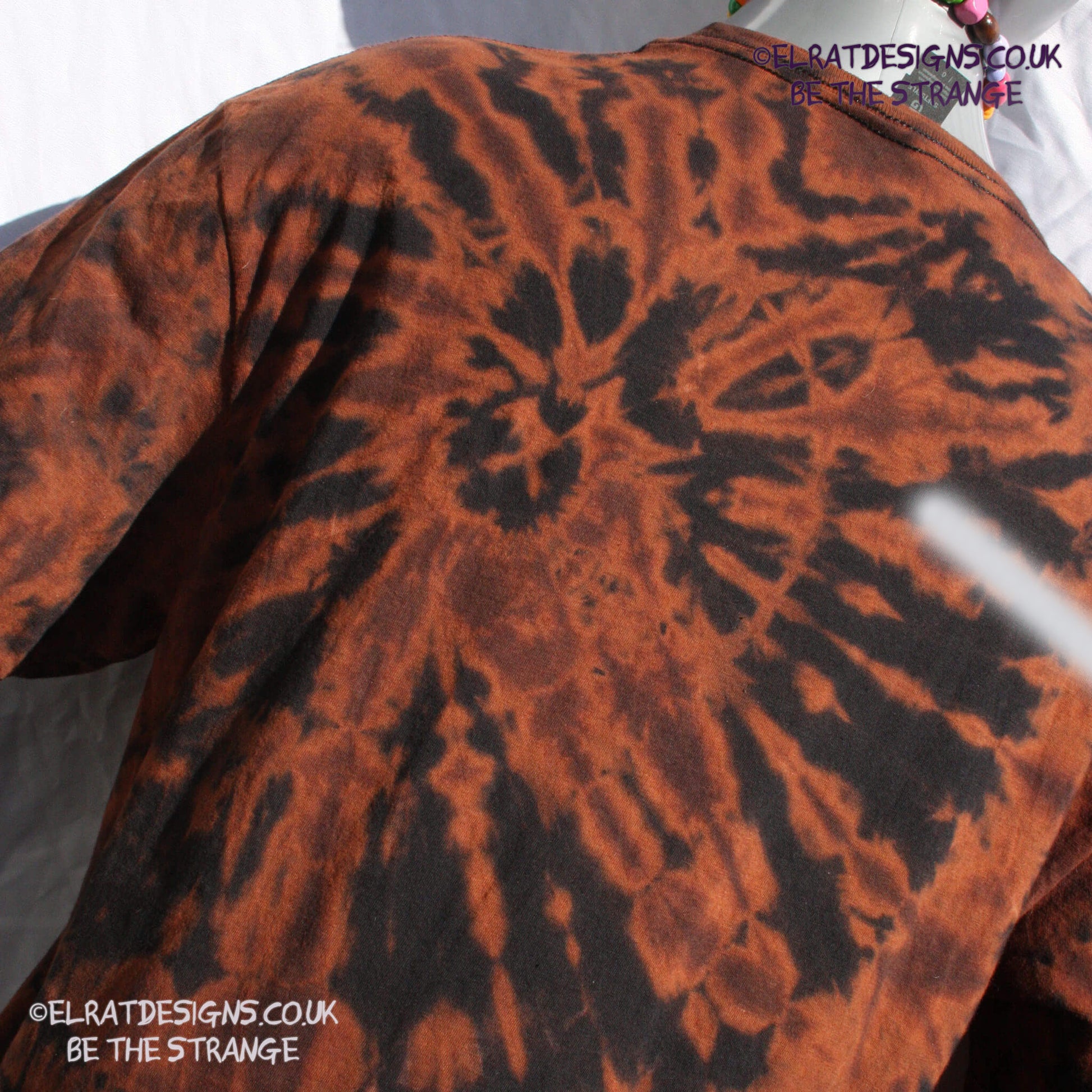 custom one of a kind reverse tie dye 
elratdesigns.co.uk