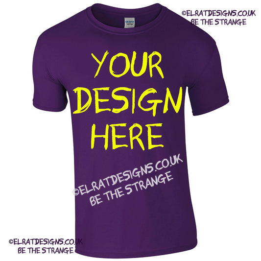 ElRat Designs custom T-shirt, your design on a shirt, no minimum order - elratdesigns.co.uk