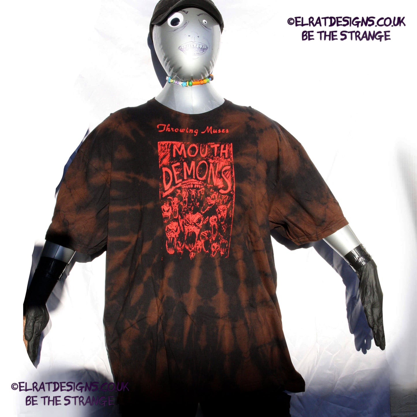 Throwing Muses one-of-a-kind Ellen West "Mouth Demons" misprint. 2XL #2 - elratdesigns.co.uk