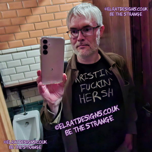 ElRat in the Wild - Kristin Hersh, Kristin Fuckin' Hersh graffiti style T-Shirt from ElRat Designs. hand pulled screen print with eco friendly water based ink. only from elratdesigns.co.uk - hero