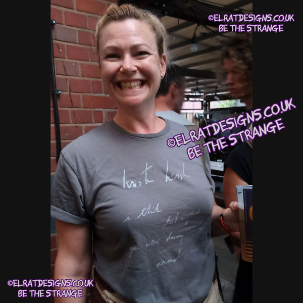 ElRat in the Wild. Kristin Hersh, Your Ghost, handwritten by Kristin Hersh,  written exclusively for ElRat designs - seen at Throwing Muses in Birmingham 2025 - hero - elratdesigns.co.uk