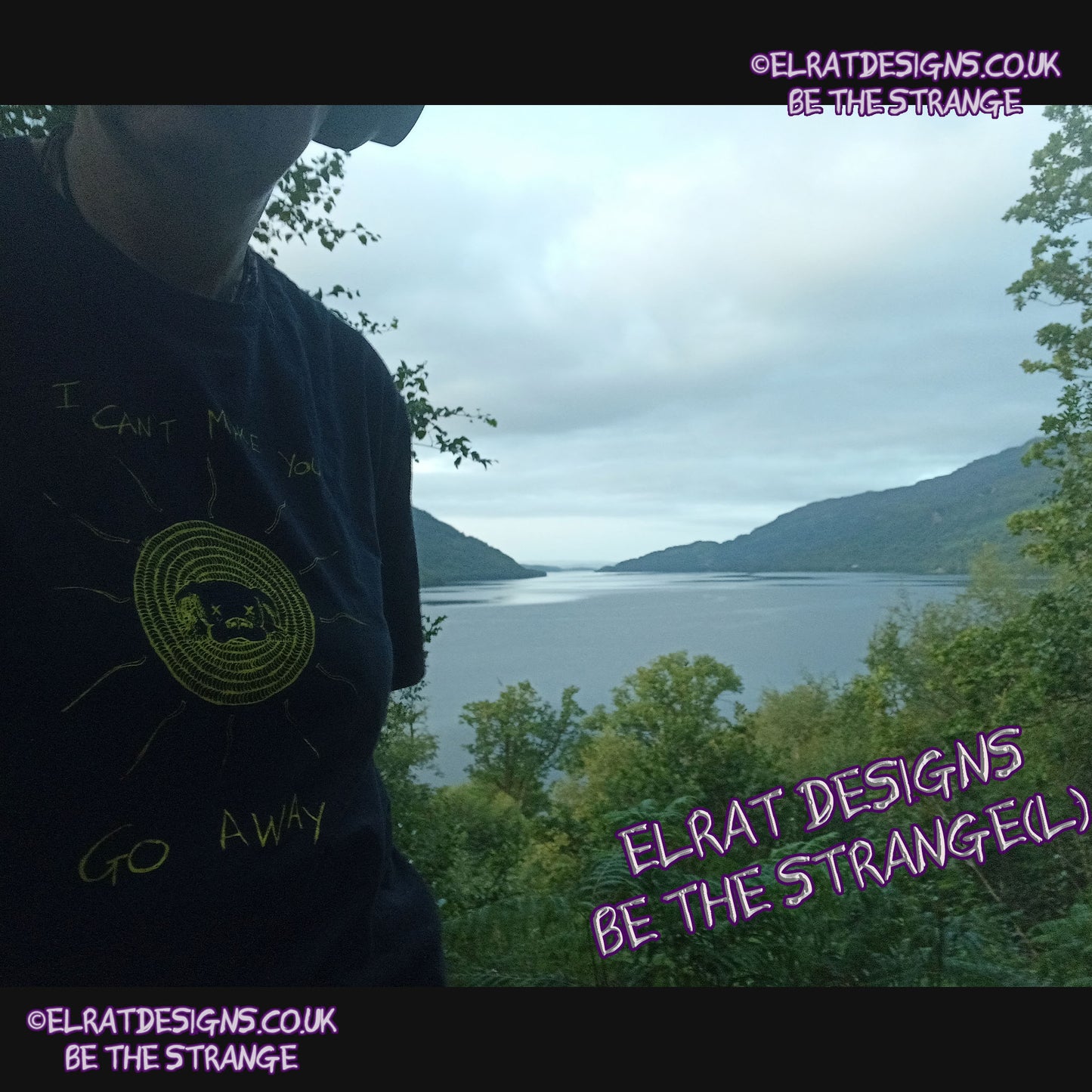 ElRat in the wild on hols. 50 foot wave 'Sun dog Coma' T-Shirt - hand drawn by ElRat. show some love for the noisy end of the Hershverse. ElRat Designs - hero - elratdesigns.co.uk