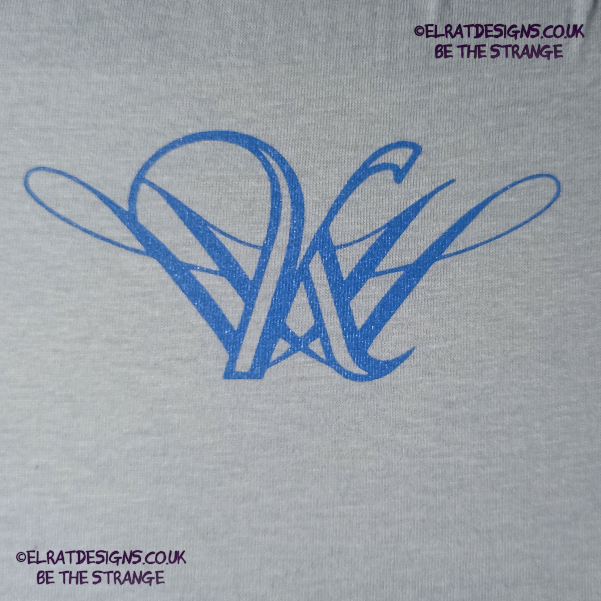 Kristin Hersh - Sunny Border Blue - halftone SBB album halftone T-shirt, by ElRat designs - elratdesigns.co.uk