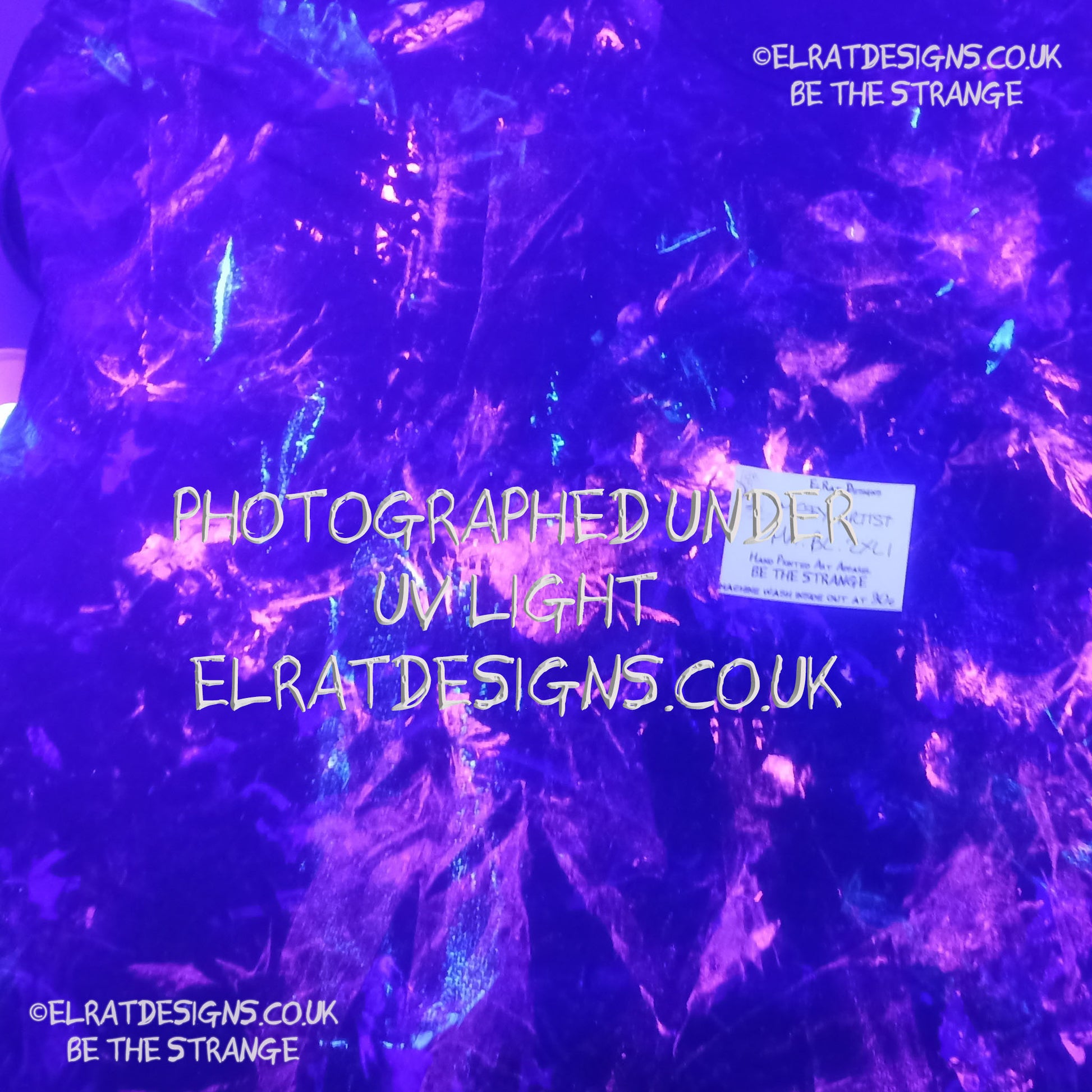 Messy Artist shirt from ElRat Designs - MA Bl 2XL1 - One of a kind eco friendly art shirt. Made using waste ink. Black Shirt with Blue, Yellow and Fluorescent Orange, I think a bit of silver, likely some other colours. Please check the photos This is your shirt - elratdesigns.co.uk