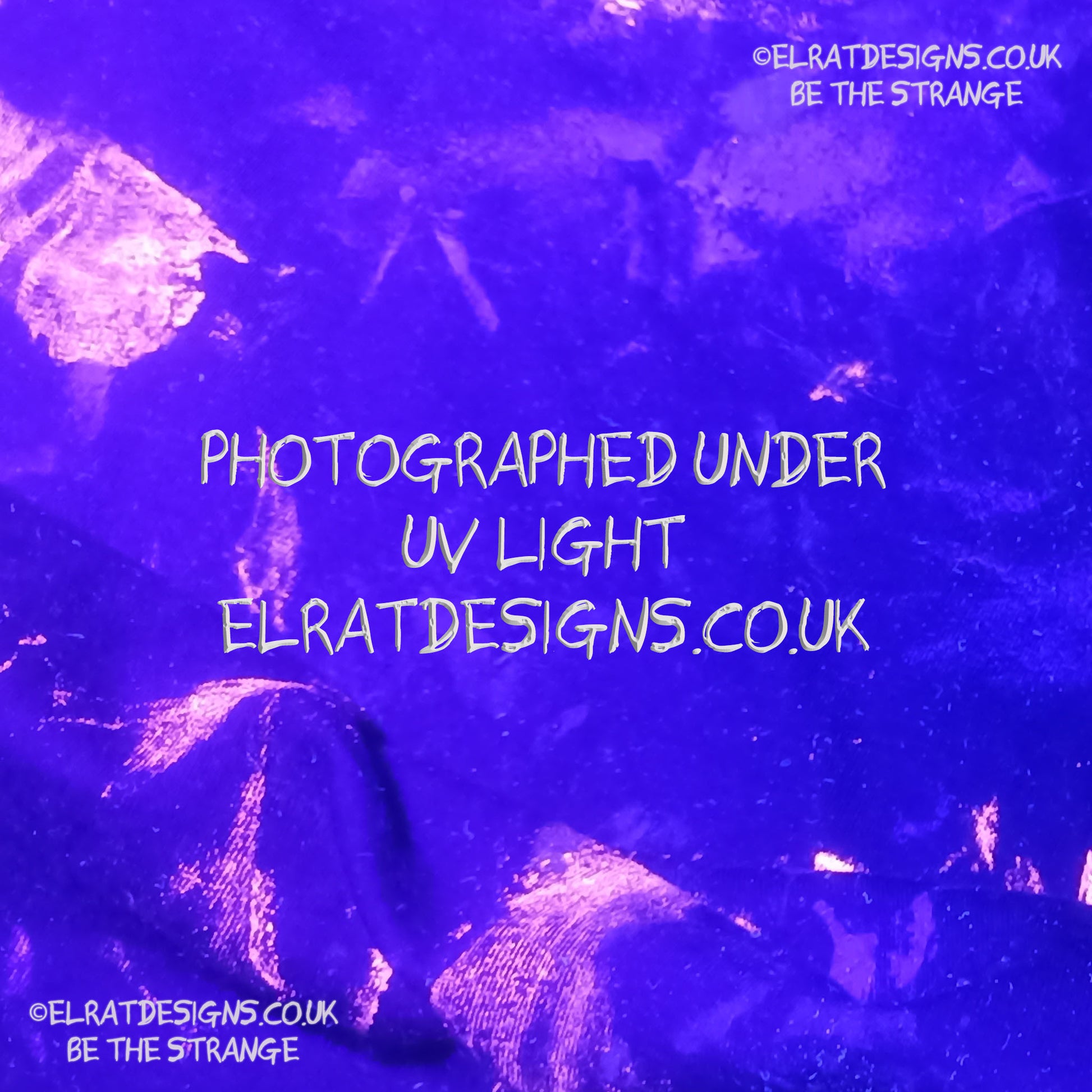 Messy Artist shirt from ElRat Designs - MA Bl L1 - One of a kind eco friendly art shirt. Made using waste ink. Black Shirt with Blue, Yellow and Fluorescent Orange, I think a bit of silver, likely some other colours. Please check the photos This is your shirt - UV Light - elratdesigns.co.uk