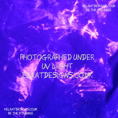 Messy Artist shirt from ElRat Designs - MA Bl 2XL1 - One of a kind eco friendly art shirt. Made using waste ink. Black Shirt with Blue, Yellow and Fluorescent Orange, I think a bit of silver, likely some other colours. Please check the photos This is your shirt - UV Light - elratdesigns.co.uk