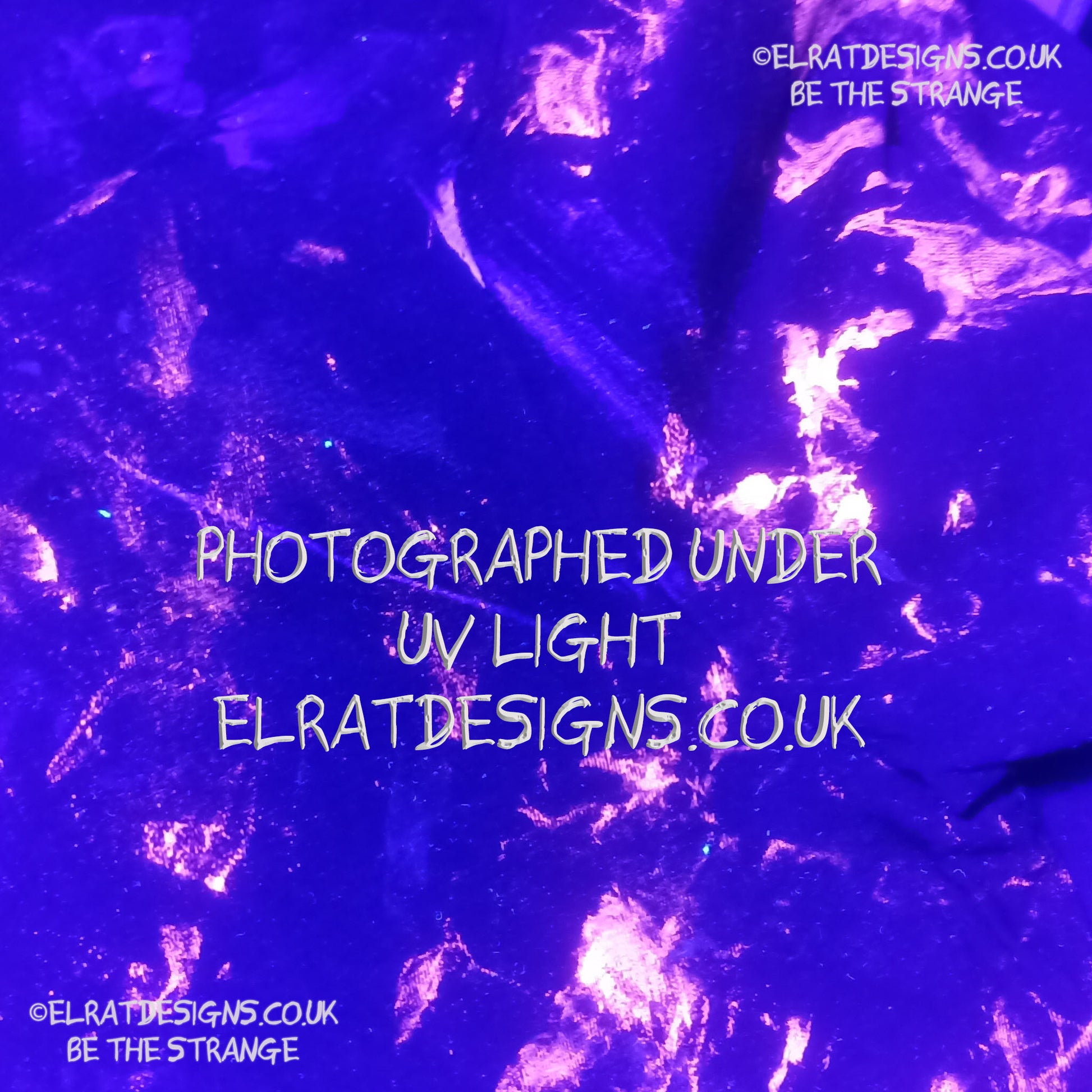 Messy Artist shirt from ElRat Designs - MA Bl S2 - One of a kind eco friendly art shirt. Made using waste ink. Black Shirt with Blue, Yellow and Fluorescent Orange, I think a bit of silver, likely some other colours. Please check the photos This is your shirt - UV Light - elratdesigns.co.uk