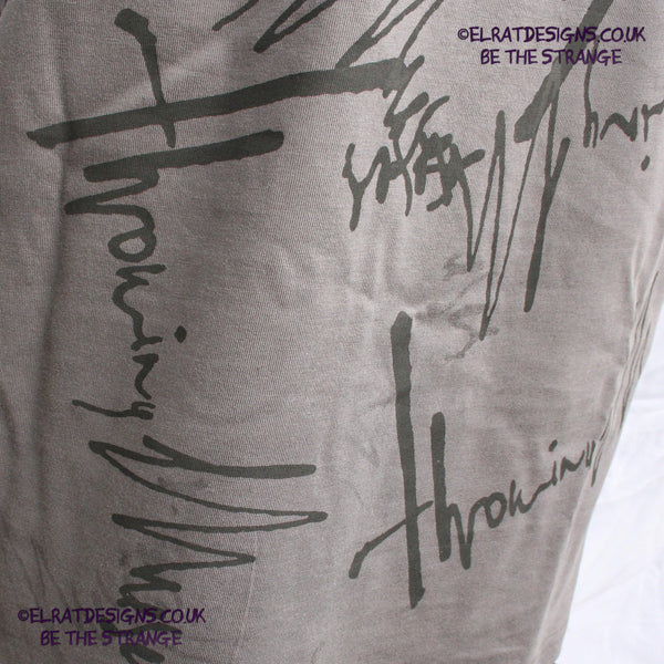 Throwing Muses 1986 Logo One-of-a-Kind Messy Print, Hand printed to order by the artist, just for you! Only at ElRat Designs - hero - elratdesigns.co.uk