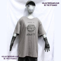 Welcome to Drymouth (Rhymes with Plymouth) - Hand-Drawn Screen Printed T-Shirt | ElRat Designs
