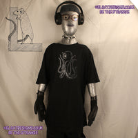 Octoclops - Hand-Drawn Cephalopod Screen Printed T-Shirt | ElRat Designs
