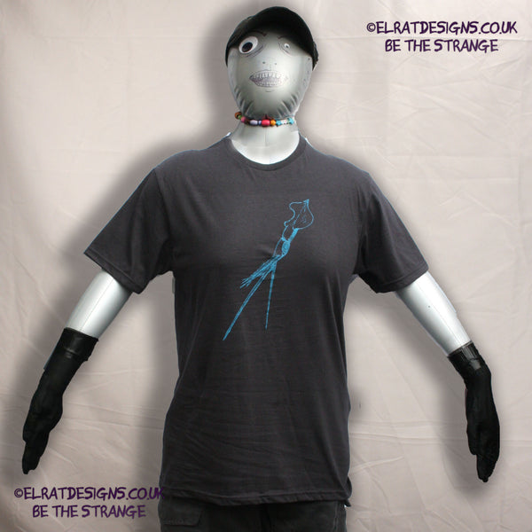 ElRat Designs hand-drawn whiplash squid design, cephalopods are cool! hand pulled screen print with eco friendly water based ink.  hero - elratdesigns.co.uk