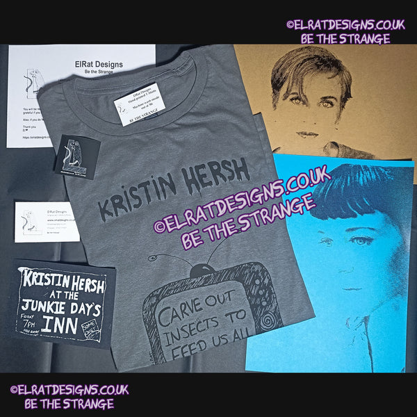 ElRat Package of Light - Kristin Hersh - Mississippi kite, painted-TV, by ElRat Designs - hero - elratdesigns.co.uk 