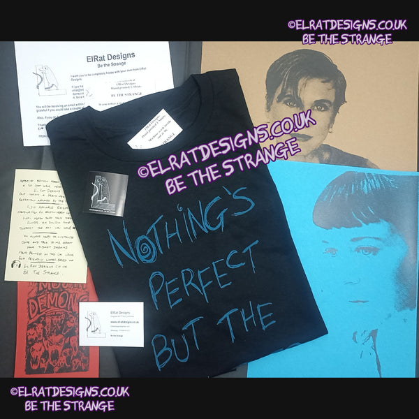 ElRat package of light - Throwing Muses, Terra Nova "Nothing's perfect but the Weather", ElRat Original. hand printed by ElRat Designs - hero - elratdesigns.co.uk