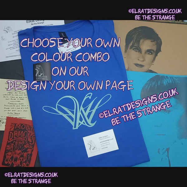 Your Shirt how you want it, custom combos available Only at elratdesigns.co.uk - hero