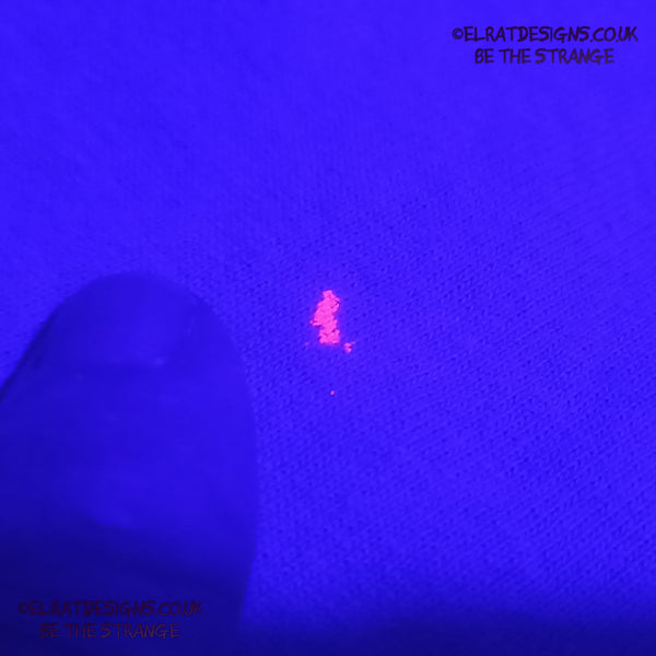 Rorschach, Pistachio cotton T-Shirt with Black ink blot - Large #2 (RPis B L2) - ElRat Designs - elratdesigns.co.uk