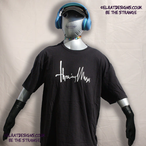 Throwing Muses 1986 logo, original Kristin Hersh handwritten logo, hand printed T-Shirt - ElRat Designs - elratdesigns.co.uk