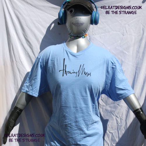 Throwing Muses 1986 logo, original Kristin Hersh handwritten logo, hand printed T-Shirt - ElRat Designs - elratdesigns.co.uk