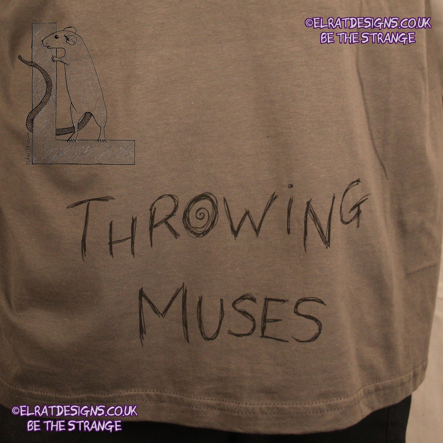 Static Part 1 Mouth, The first in a T-shirt Trilogy celebrating the whole of the song Static by ElRat Designs - hero - elratdesigns.co.uk