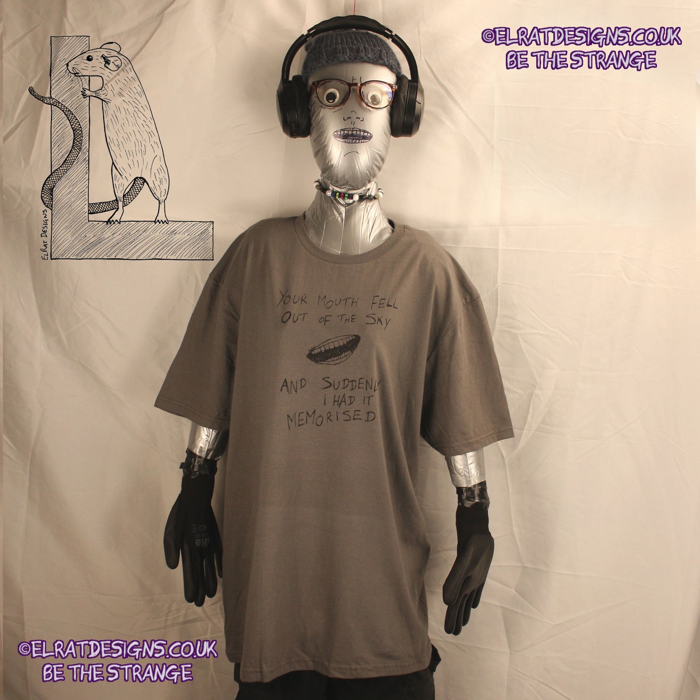 Static Part 1 Mouth, The first in a T-shirt Trilogy celebrating the whole of the song Static by ElRat Designs - hero - elratdesigns.co.uk