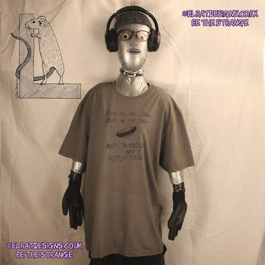 Static Part 1 Mouth, The first in a T-shirt Trilogy celebrating the whole of the song Static by ElRat Designs - hero - elratdesigns.co.uk