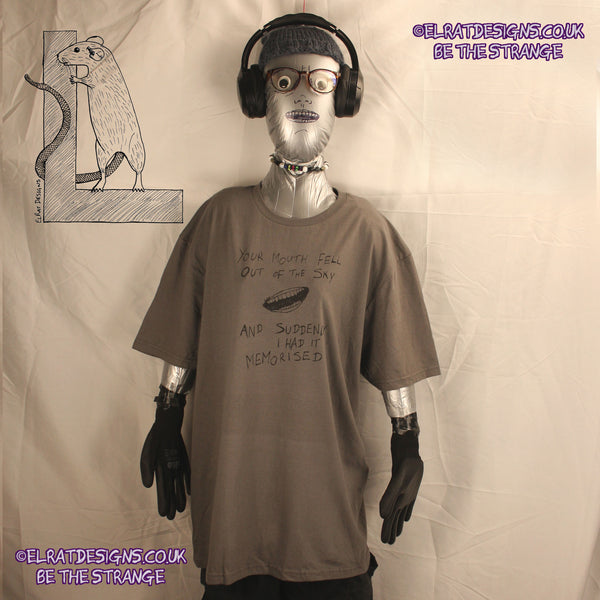 Static Part 1 Mouth, The first in a T-shirt Trilogy celebrating the whole of the song Static by ElRat Designs - hero - elratdesigns.co.uk