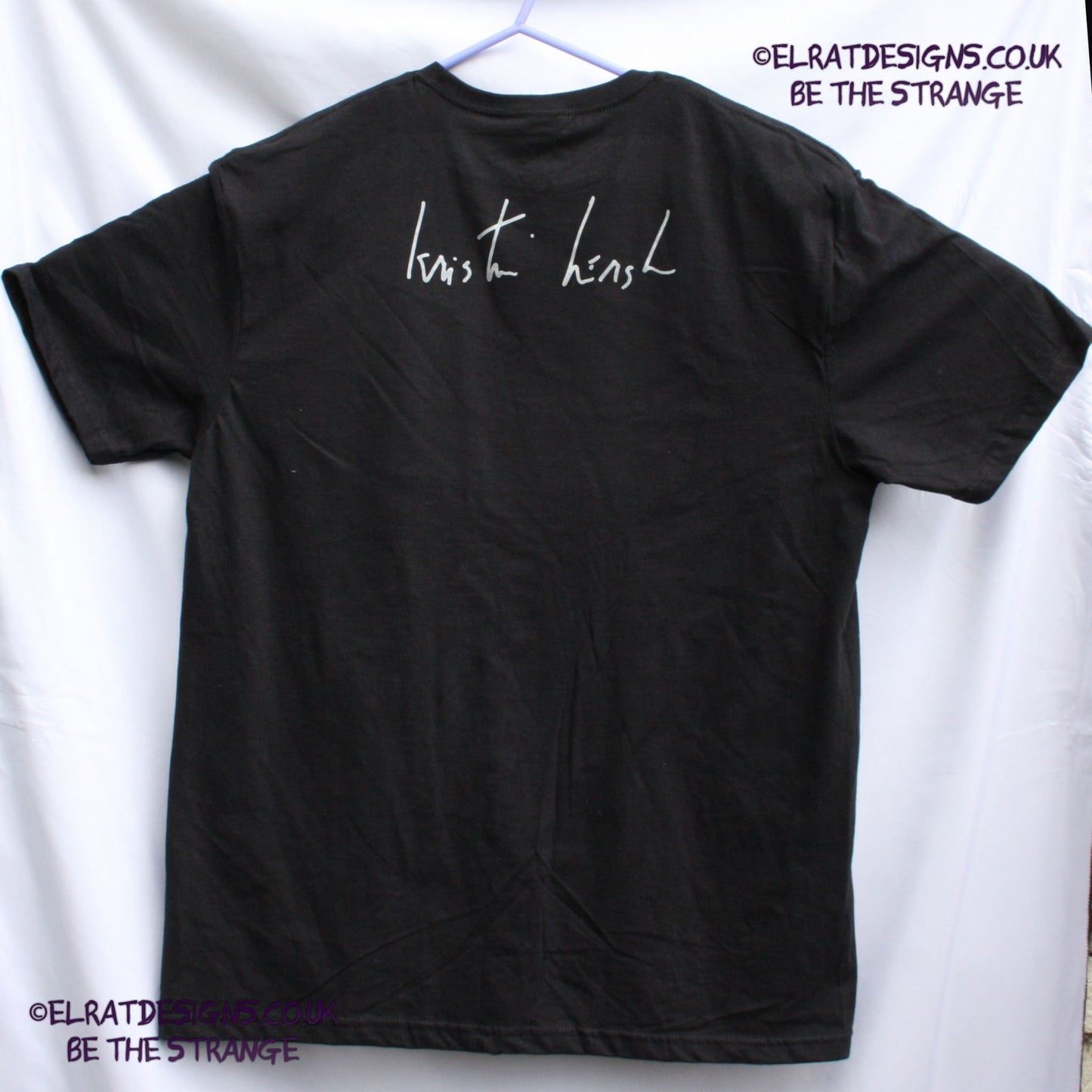 Kristin Hersh - Bubble Net, There's no Tomorrow, handwritten by Kristin Hersh, Lyric Shirt. 3 choices of back print, V1 - handwritten Kristin Hersh, V2 - Handwritten Kristin Fuckin' Hersh, V3 KH logo - by ElRat designs - elratdesigns.co.uk