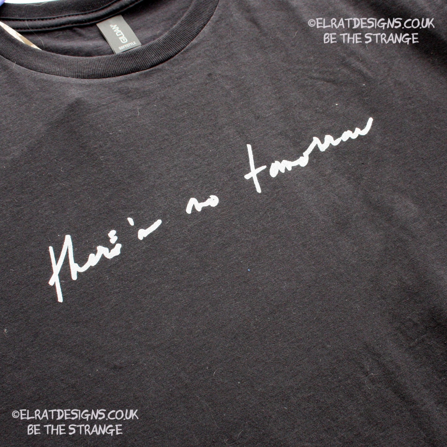 Kristin Hersh - Bubble Net, There's no Tomorrow, handwritten by Kristin Hersh, Lyric Shirt. 3 choices of back print, V1 - handwritten Kristin Hersh, V2 - Handwritten Kristin Fuckin' Hersh, V3 KH logo - by ElRat designs - elratdesigns.co.uk