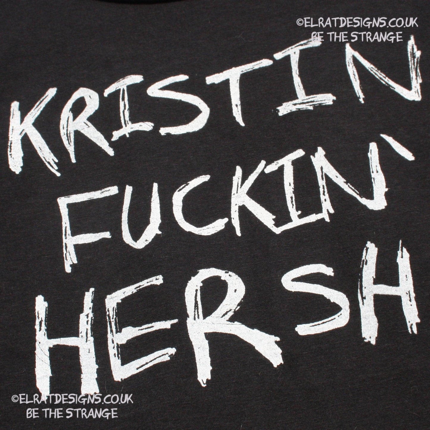 Kristin Hersh, Kristin Fuckin' Hersh graffiti style T-Shirt from ElRat Designs. hand puled screen print with eco friendly water based ink. only from elratdesigns.co.uk