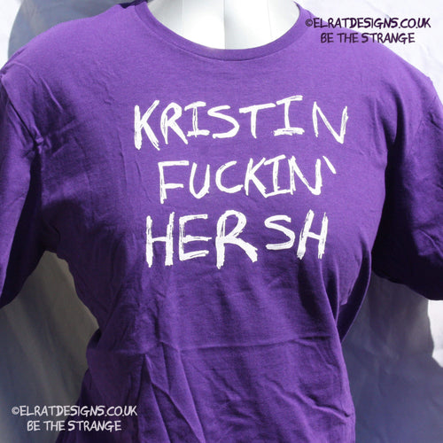 Kristin Hersh, Kristin Fuckin' Hersh graffiti style T-Shirt from ElRat Designs. hand pulled screen print with eco friendly water based ink. only from elratdesigns.co.uk