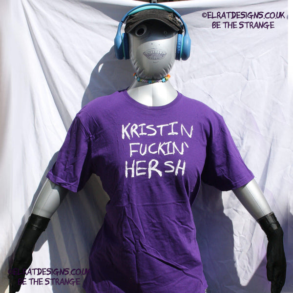 Kristin Hersh, Kristin Fuckin' Hersh graffiti style T-Shirt from ElRat Designs. hand pulled screen print with eco friendly water based ink. only from elratdesigns.co.uk - hero