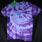 Kristin Hersh Logo Tee - Blue/Purple Tie-Dye Large #1 Misprint | ElRat Designs