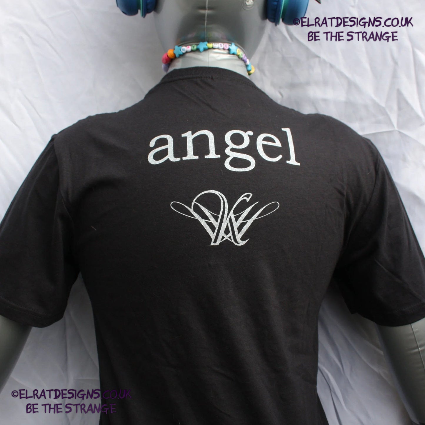 Kristin Hersh, Strange Angel exclusive Kristin Hersh Classic Logo, hand pulled screen print with eco friendly water based ink. directly funds Kristin Hersh studio time. only available from elratdesigns.co.uk