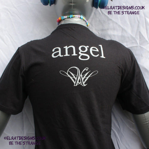 Kristin Hersh, Strange Angel exclusive Kristin Hersh Classic Logo, hand pulled screen print with eco friendly water based ink. directly funds Kristin Hersh studio time. only available from elratdesigns.co.uk