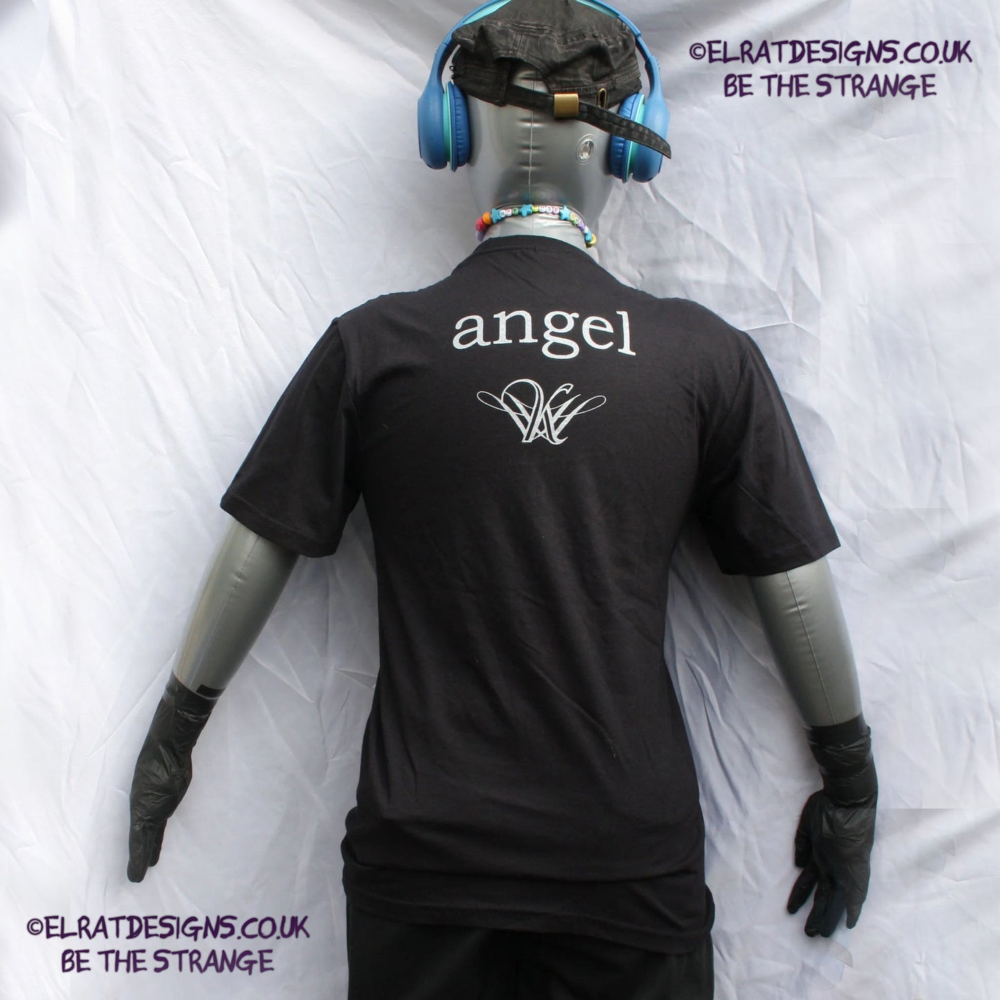 Kristin Hersh, Strange Angel exclusive Kristin Hersh Classic Logo, hand pulled screen print with eco friendly water based ink. directly funds Kristin Hersh studio time. only available from elratdesigns.co.uk