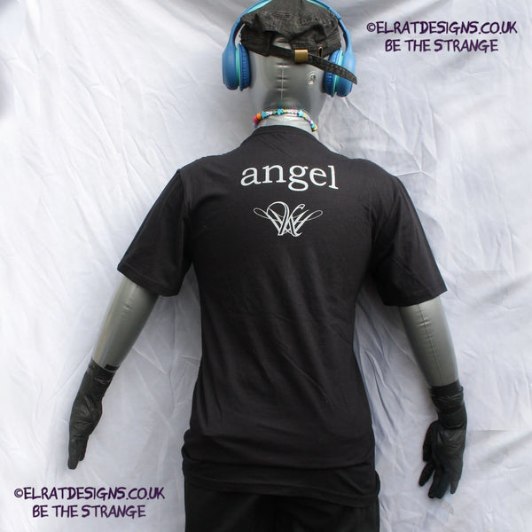 Kristin Hersh, Strange Angel exclusive Kristin Hersh Classic Logo, hand pulled screen print with eco friendly water based ink. directly funds Kristin Hersh studio time. only available from elratdesigns.co.uk