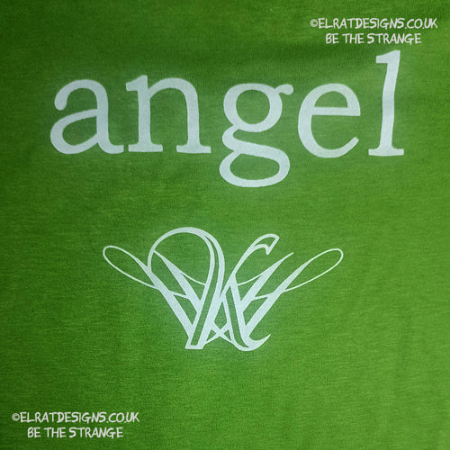 Kristin Hersh, Strange Angel exclusive Kristin Hersh Classic Logo, hand pulled screen print with eco friendly water based ink. directly funds Kristin Hersh studio time. only available from elratdesigns.co.uk