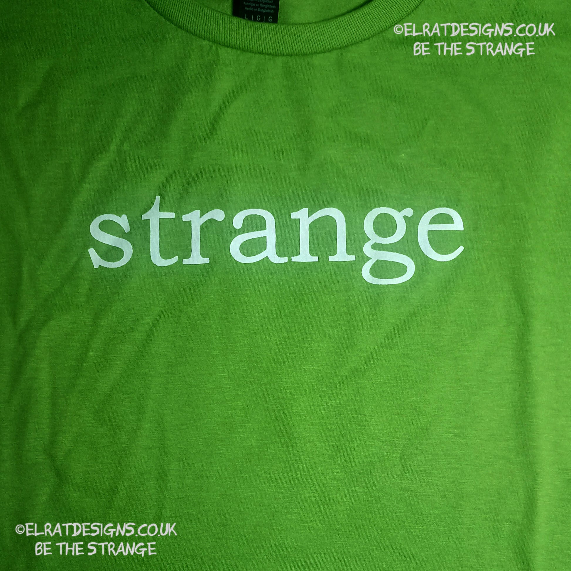 Kristin Hersh, Strange Angel exclusive Kristin Hersh Classic Logo, hand pulled screen print with eco friendly water based ink. directly funds Kristin Hersh studio time. only available from elratdesigns.co.uk