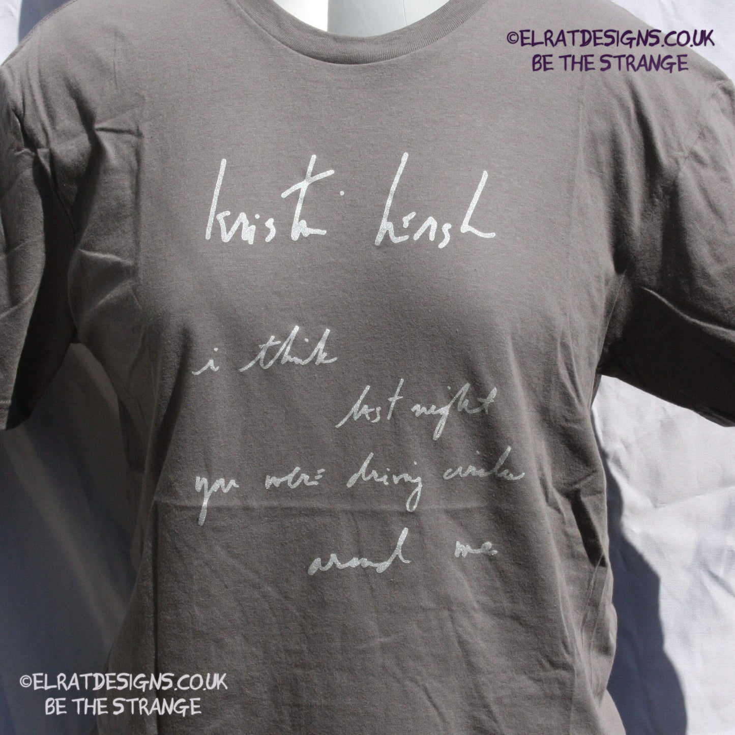 Kristin Hersh, Your Ghost, handwritten by Kristin Hersh,  written exclusively for ElRat designs - elratdesigns.co.uk