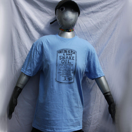 Kristin Hersh "Snake Oil", Bottle label tee, Screen printed t-shirt