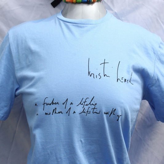 Spring - LYRIC TEE, handwritten by Kristin Hersh!! - ElRatDesigns - T Shirt