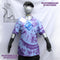 50 Foot Wave Logo Tee - Blue/Purple Tie-Dye Medium #1 Misprint | ElRat Designs