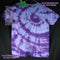 Throwing Muses 1986 Logo - Rescued Misprint T-shirt - Blue/Purple Tie-Dye Large #2 | ElRat Designs