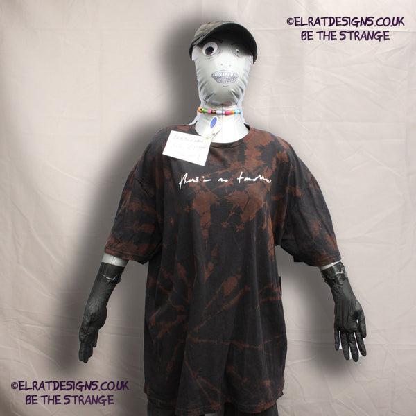 Misprint, Kristin Hersh, Bubble Net, There's No Tomorrow, Black reverse tie dye cotton T-Shirt- 2XL #1 - ElRat Designs - elratdesigns.co.uk