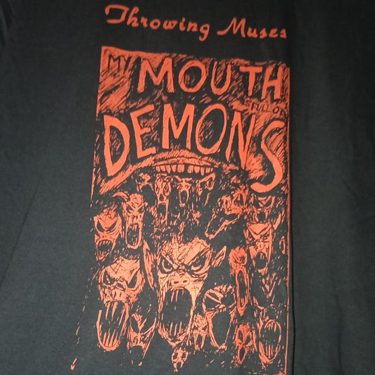 Throwing Muses 'My mouth is full of Demons', 'Ellen West' tee - screen printed t-shirt - ElRat/Hersh